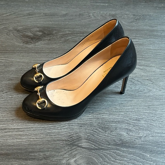 Gucci Horsebit Magala Black Pumps - Picture 1 of 8